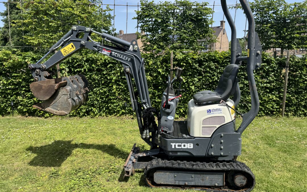 Schaeff tc08 minigraafmachine €10250ex