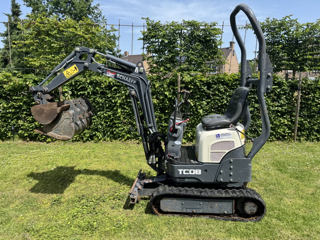 Schaeff tc08 minigraafmachine €10250ex